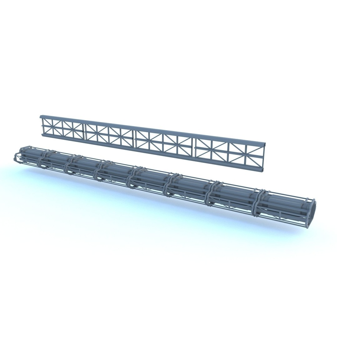 Sci-Fi Structures 3D Model – Kitbash Collection, FBX & OBJ Formats - View 23