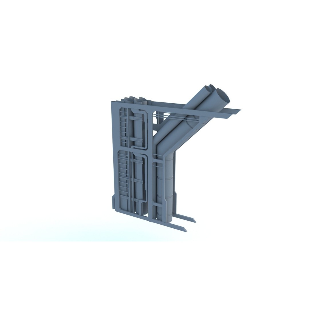 Sci-Fi Structures 3D Model – Kitbash Collection, FBX & OBJ Formats - View 24