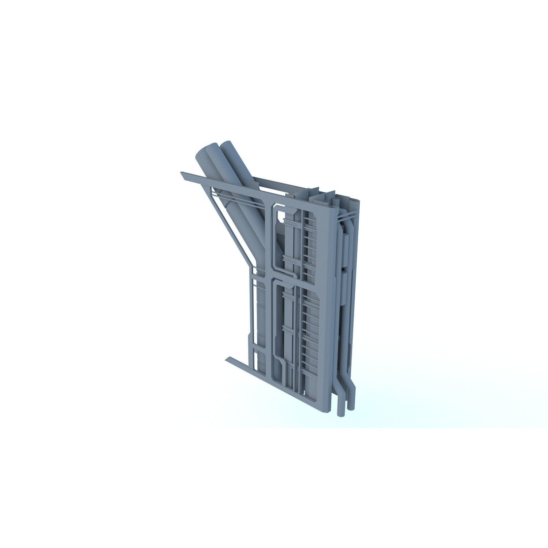 Sci-Fi Structures 3D Model – Kitbash Collection, FBX & OBJ Formats - View 25