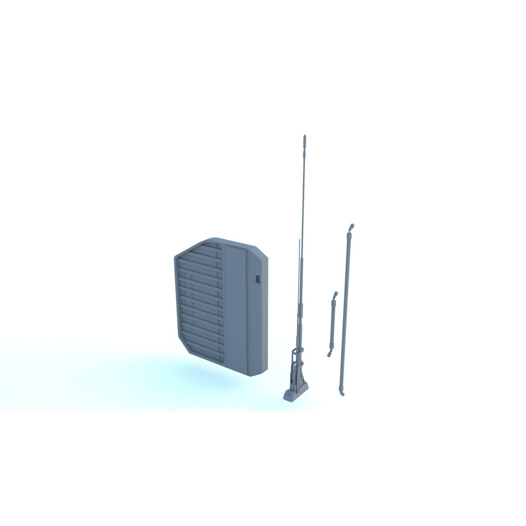 Sci-Fi Structures 3D Model – Kitbash Collection, FBX & OBJ Formats - View 29