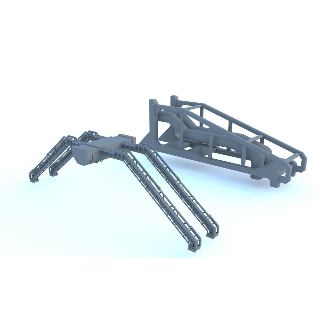 Sci-Fi Structures 3D Model – Kitbash Collection, FBX & OBJ Formats - View 30