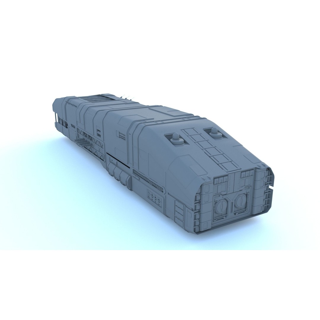 Sci-Fi Structures 3D Model – Kitbash Collection, FBX & OBJ Formats - View 6