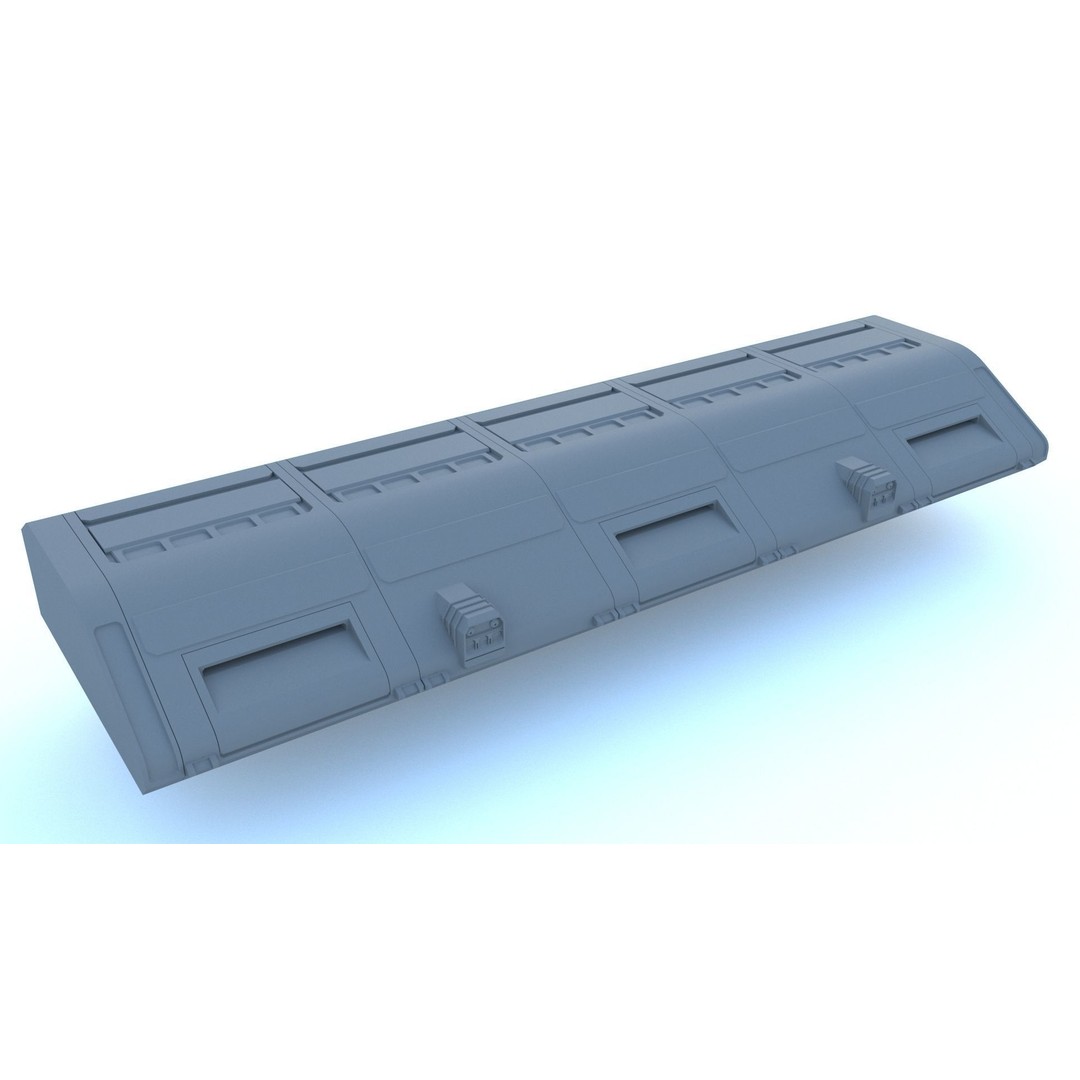 Sci-Fi Structures 3D Model – Kitbash Collection, FBX & OBJ Formats - View 8