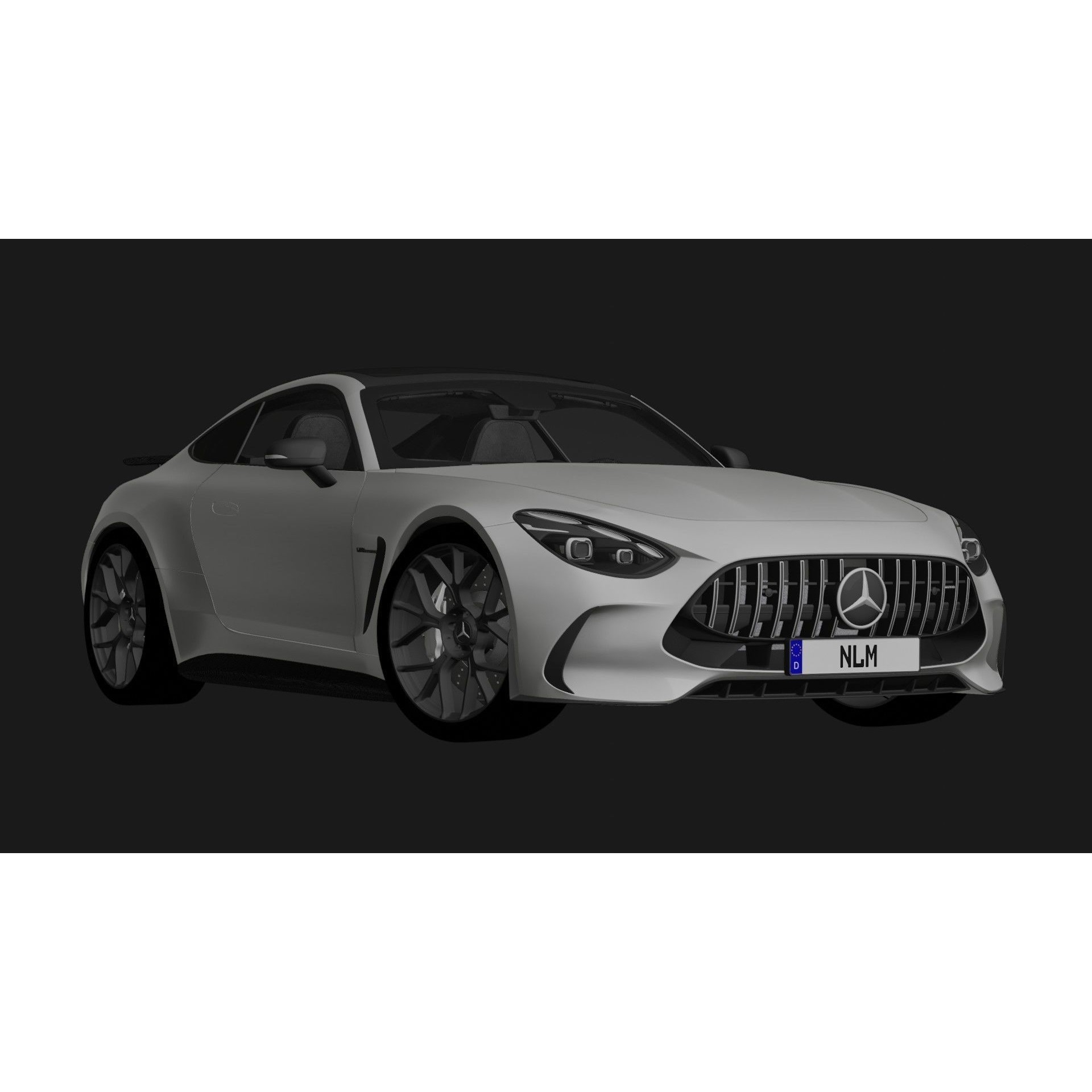 Mercedes-Benz AMG GT 63 Coupe 2024 - Game-Ready 3D Model - View 14