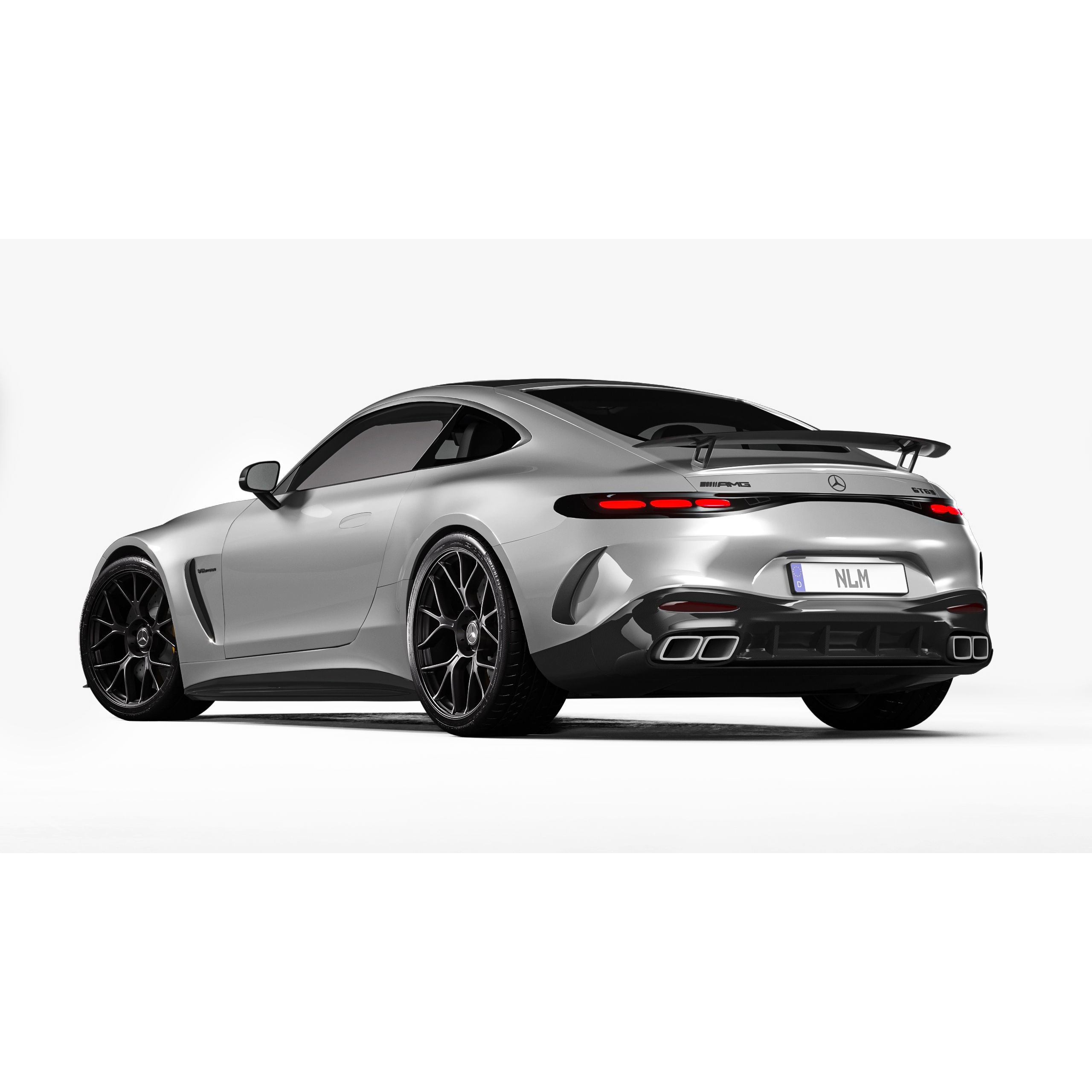 Mercedes-Benz AMG GT 63 Coupe 2024 - Game-Ready 3D Model - View 7