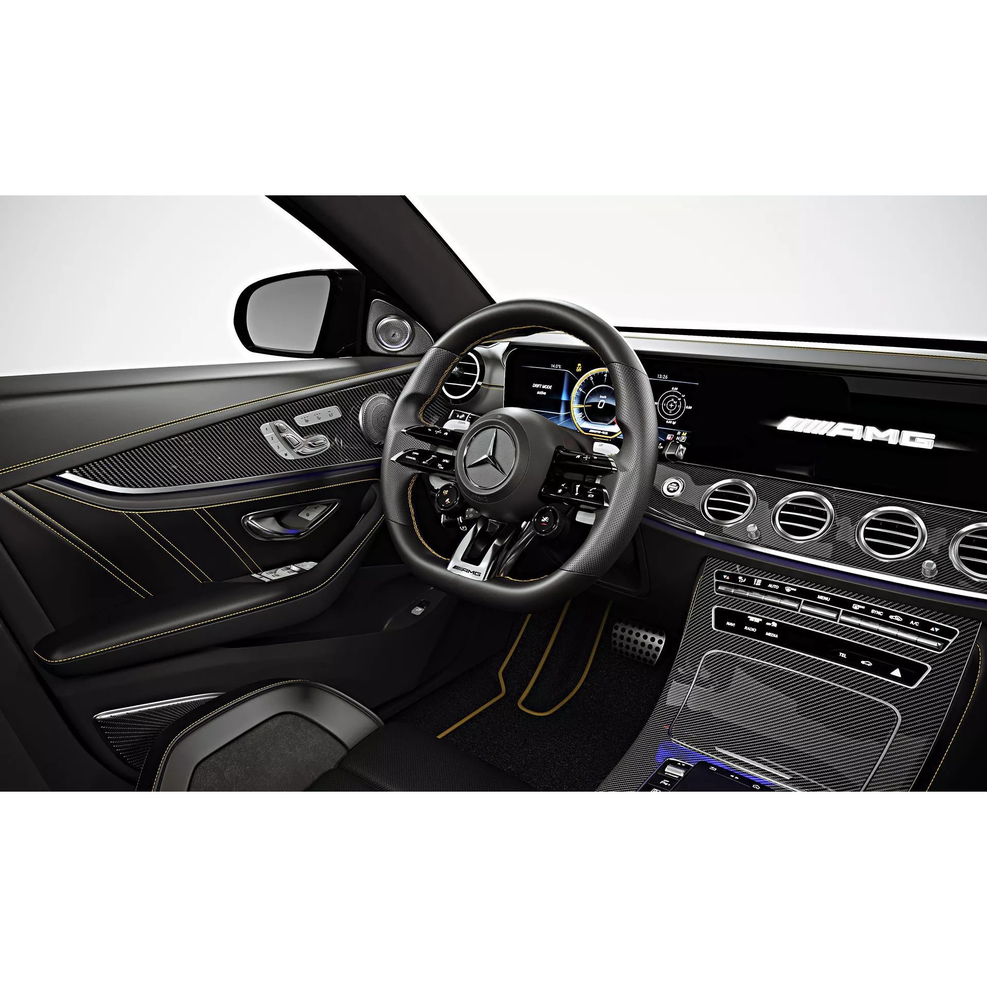 2021 Mercedes-Benz E63 AMG - High-Quality 3D Model - View 13