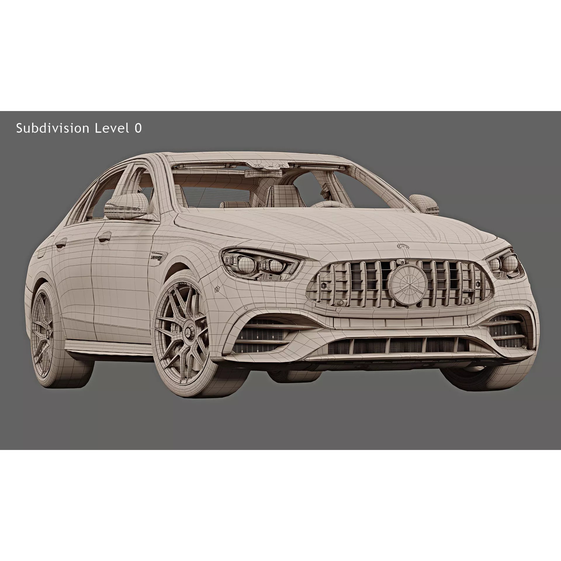 2021 Mercedes-Benz E63 AMG - High-Quality 3D Model - View 17