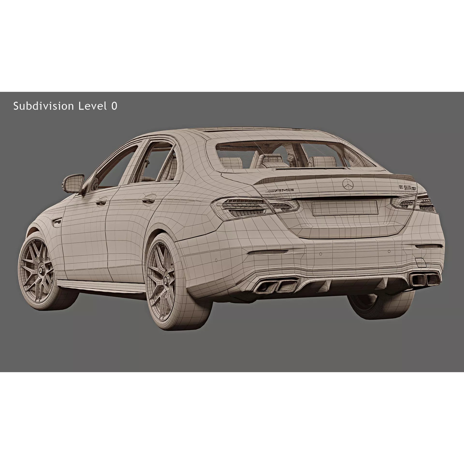 2021 Mercedes-Benz E63 AMG - High-Quality 3D Model - View 18