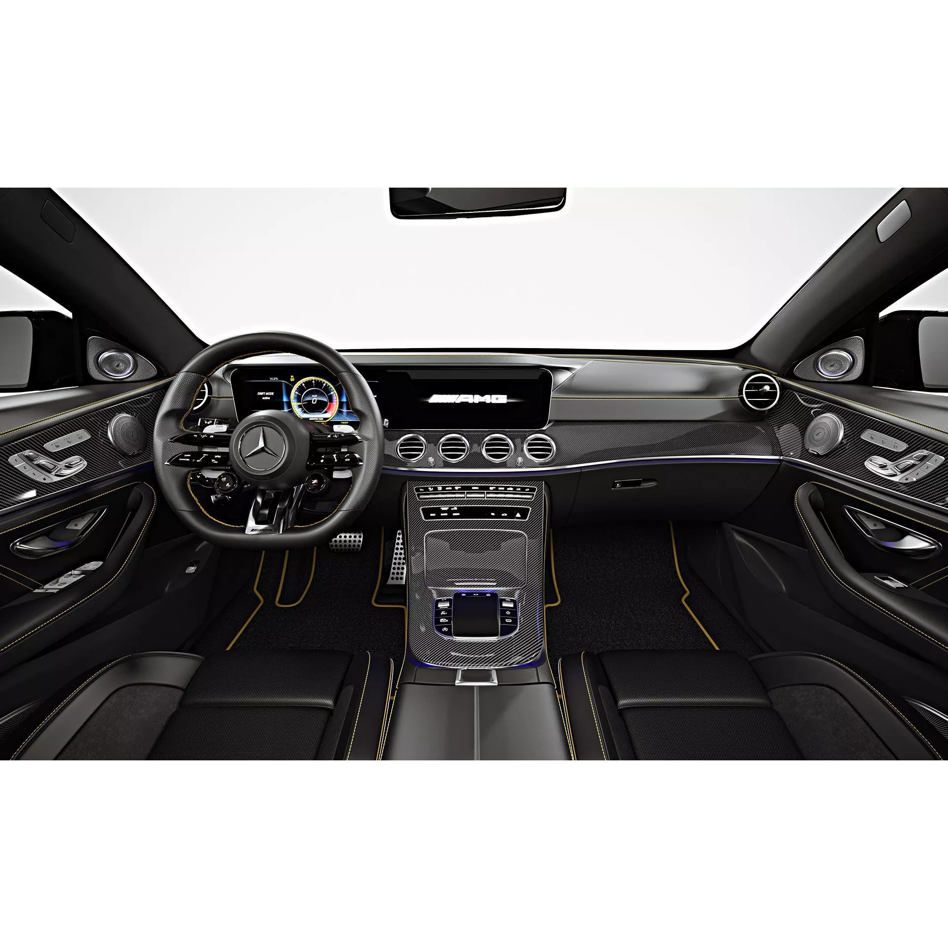 2021 Mercedes-Benz E63 AMG - High-Quality 3D Model - View 4