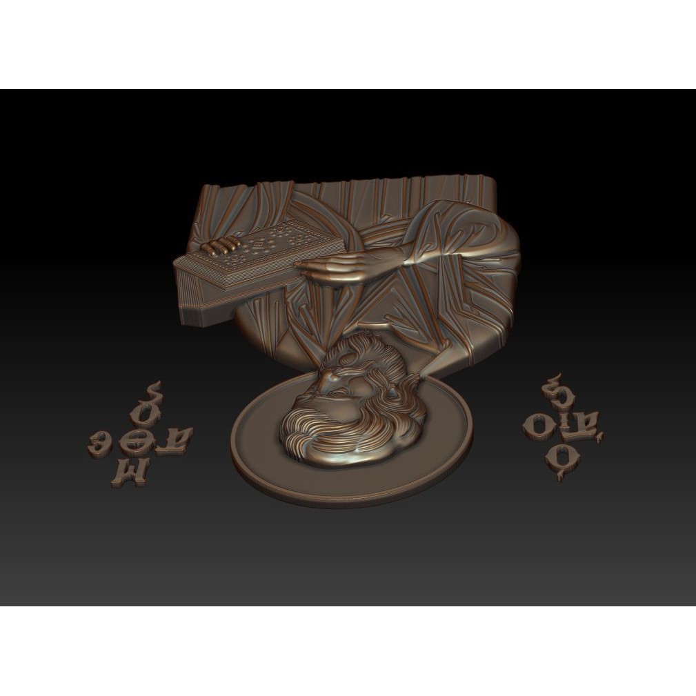 Matthew the Evangelist 3D Model – Orthodox Icon for CNC Milling - View 8