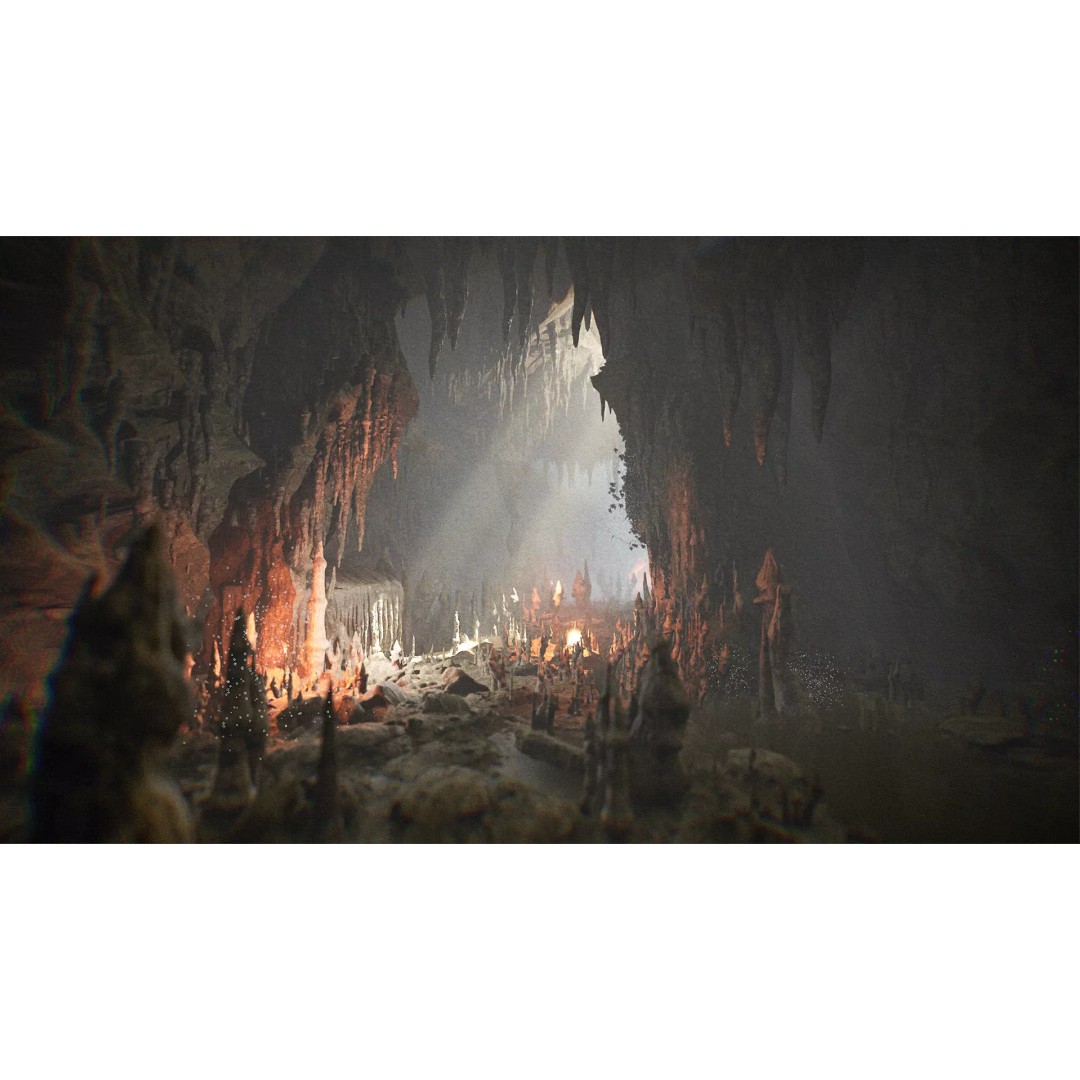 Cave Environment 3D Model – Low Poly PBR Asset, FBX - View 2