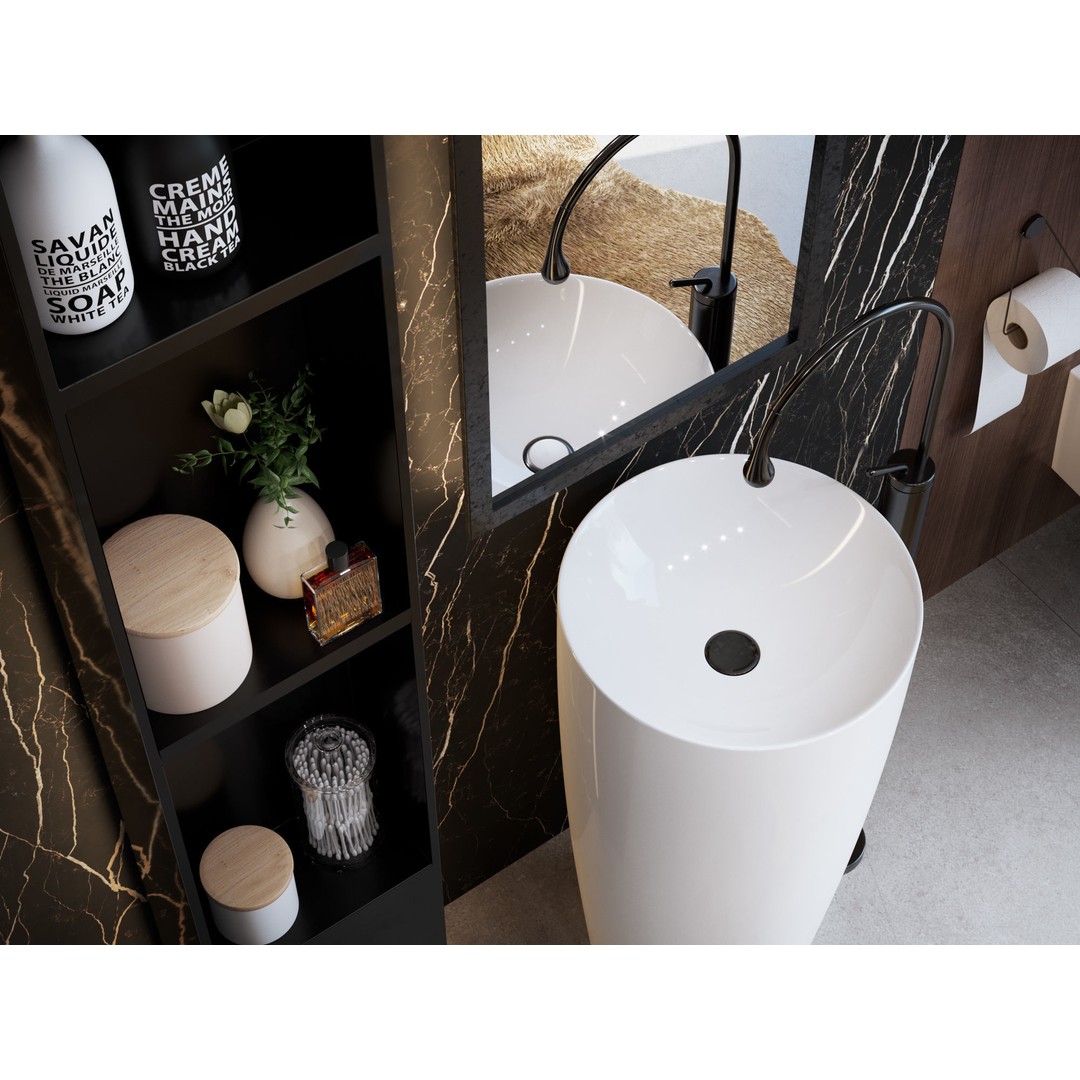Bathroom Interior 3D Model – Photorealistic Apartment Scene, C4D - View 9