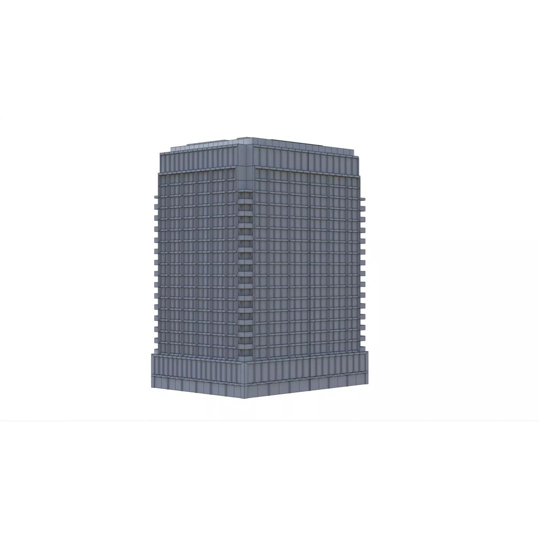 Apartment Building 3D Model – Low Poly Day/Night Asset, FBX - View 18