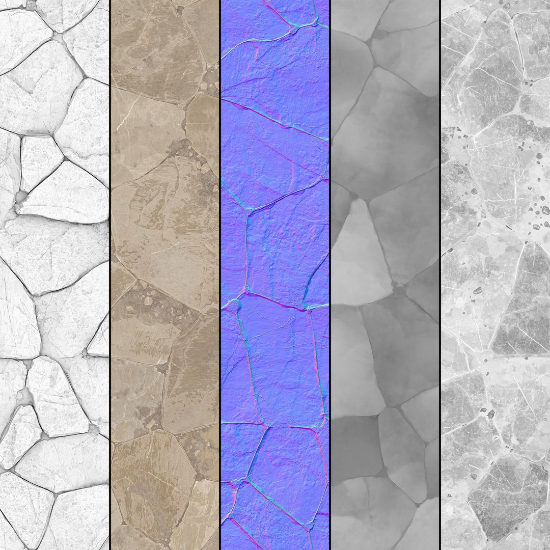 Mrf Pavement 3D Model – Low-Poly PBR Textures, FBX, OBJ - View 6