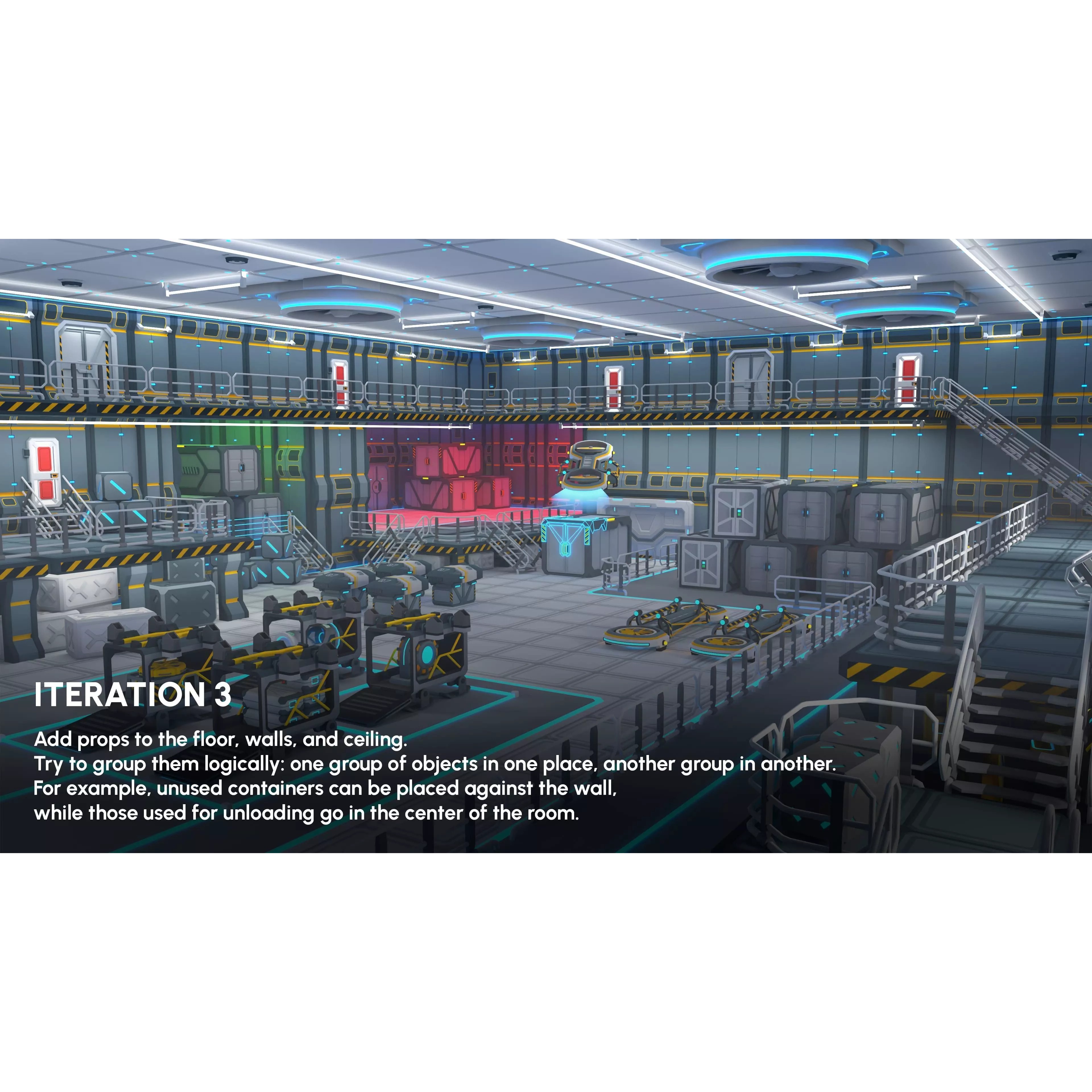 Sci-Fi Props - Low-Poly Game-Ready 3D Model - View 14