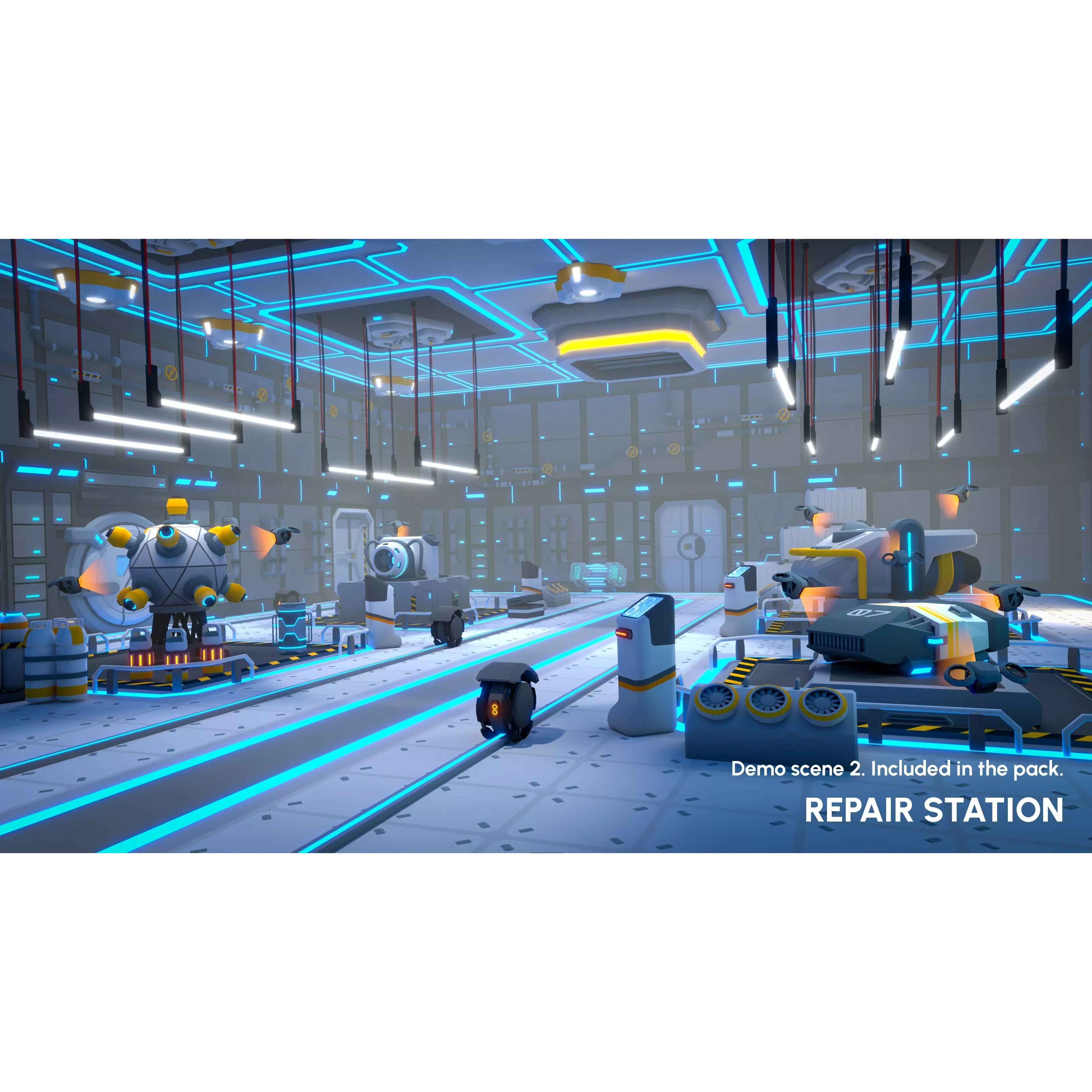 Sci-Fi Props - Low-Poly Game-Ready 3D Model - View 5