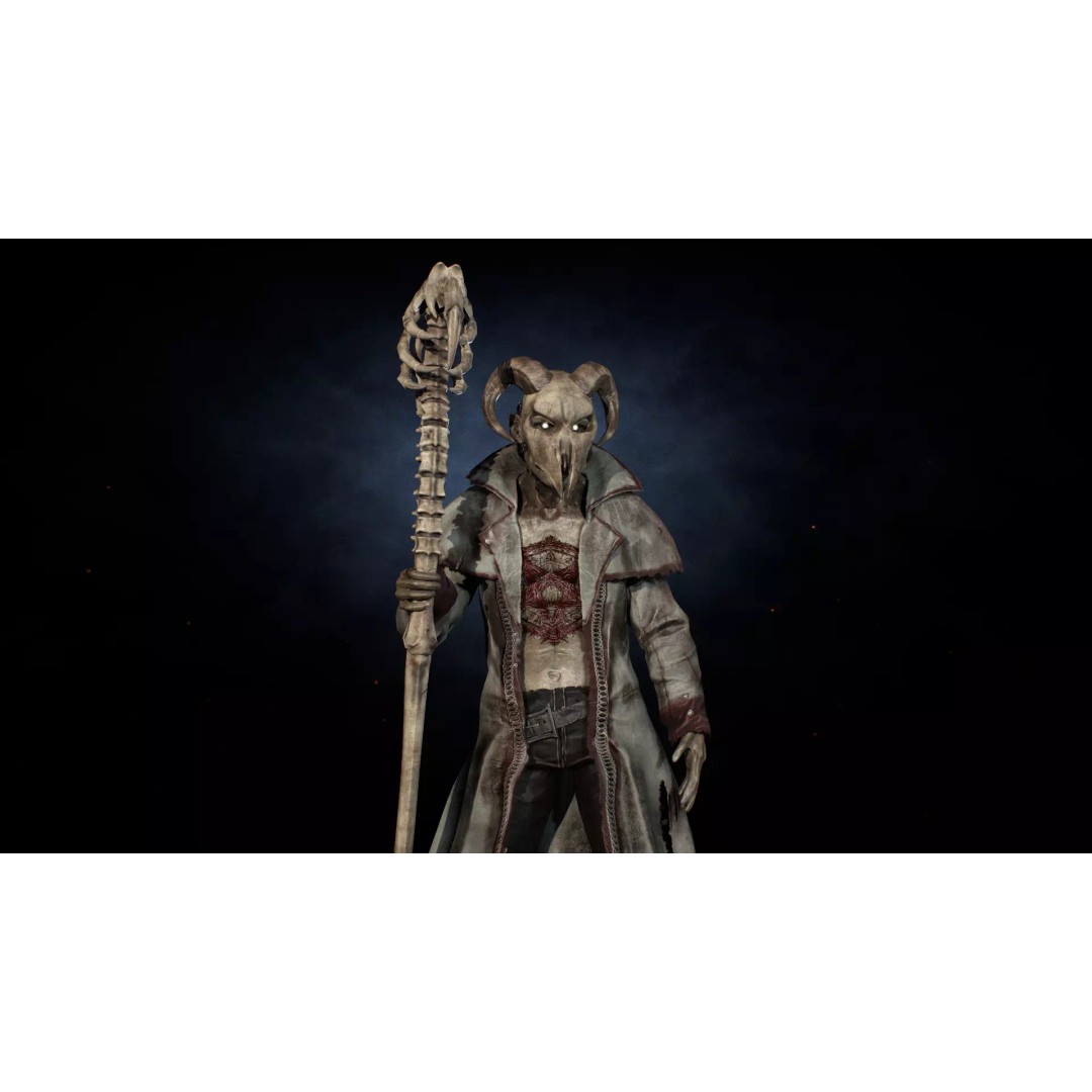 Demonologist 3D Model – Low Poly Rigged Character with Animations - View 2