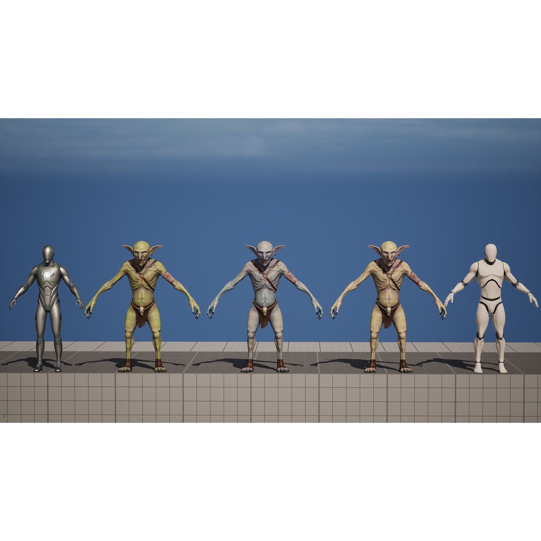 Troll 3D Model – Low Poly Game Ready Animated Character, FBX - View 13
