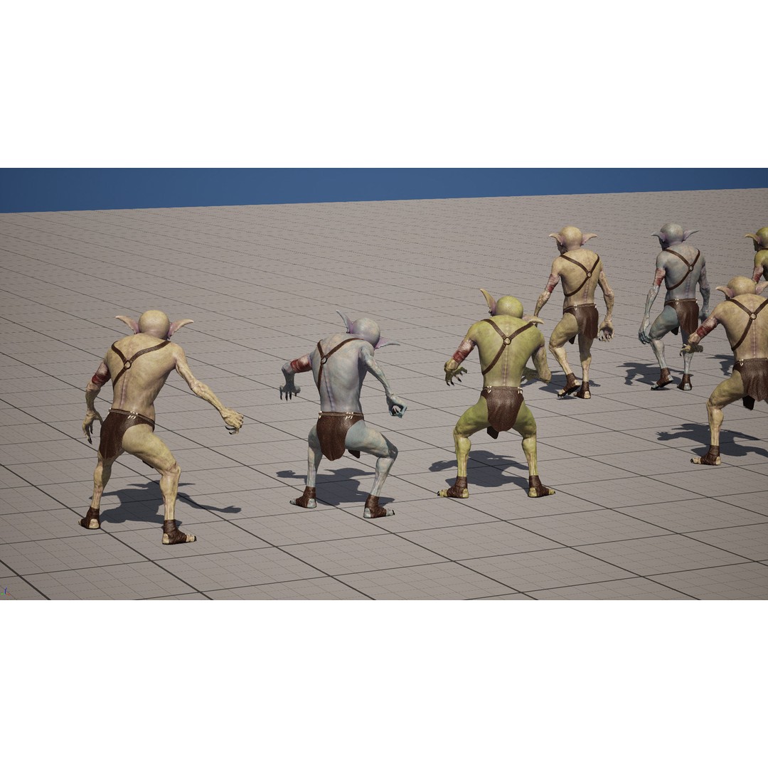 Troll 3D Model – Low Poly Game Ready Animated Character, FBX - View 16