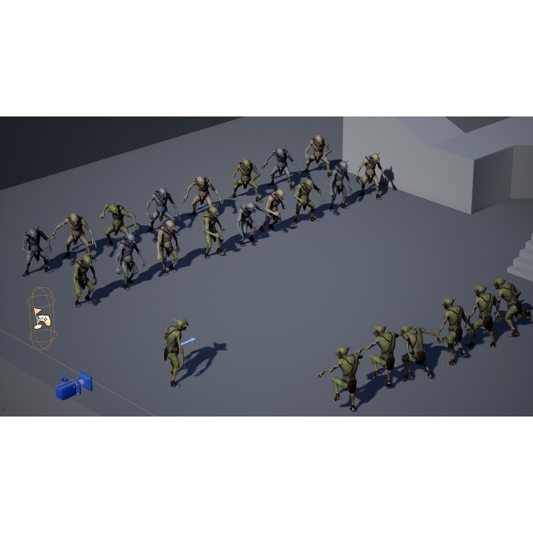 Troll 3D Model – Low Poly Game Ready Animated Character, FBX - View 19