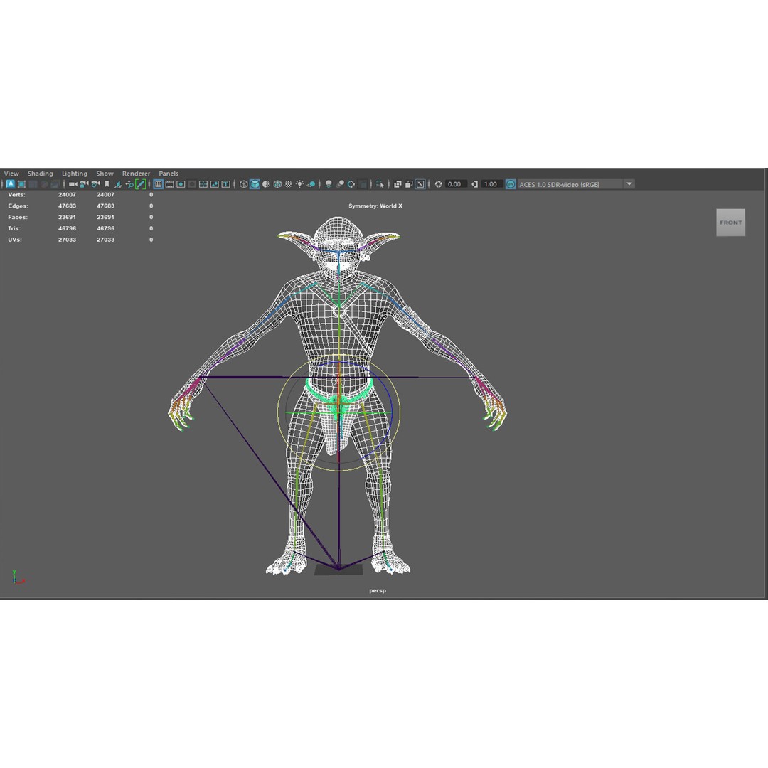 Troll 3D Model – Low Poly Game Ready Animated Character, FBX - View 21
