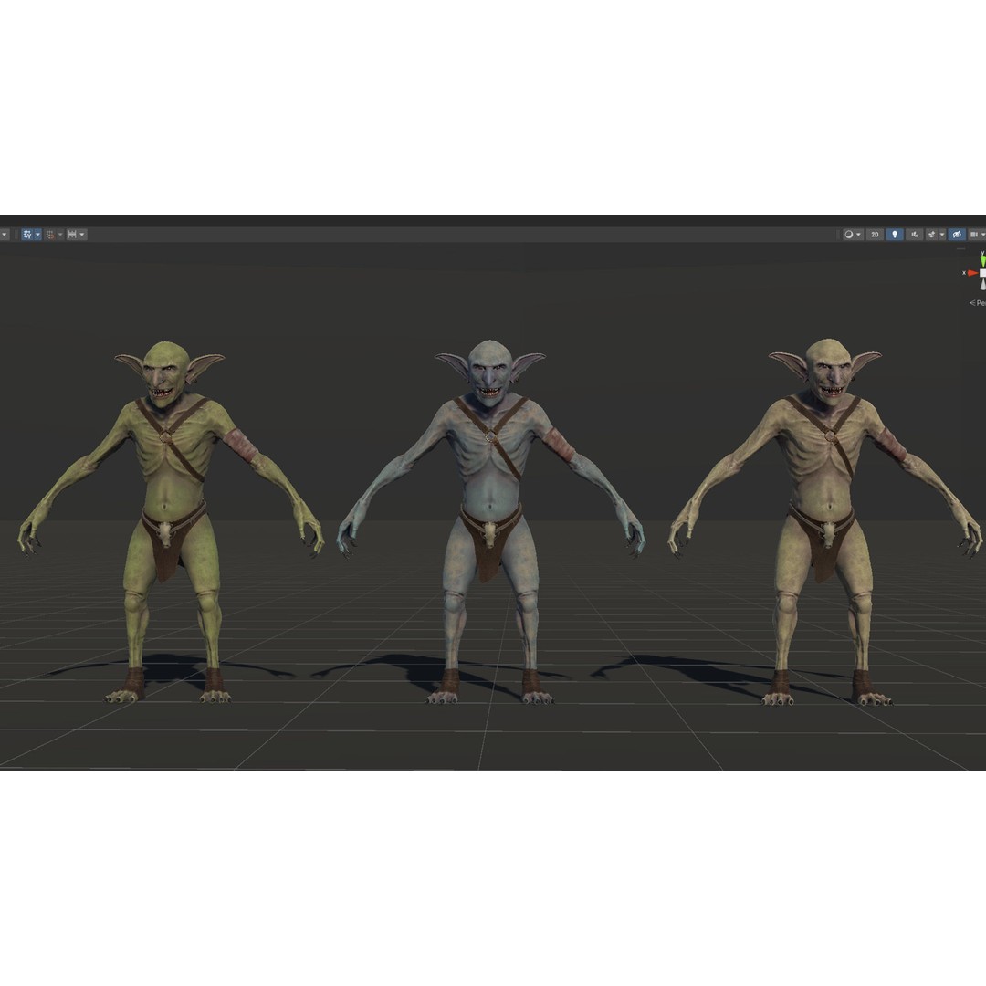 Troll 3D Model – Low Poly Game Ready Animated Character, FBX - View 42
