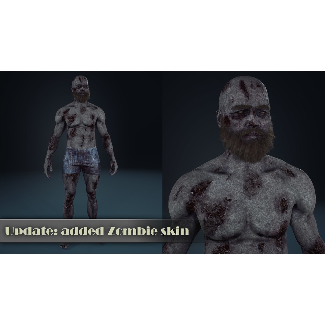 Winter Survivor 3D Model – Low Poly Rigged Character for Unity & UE5 - View 3