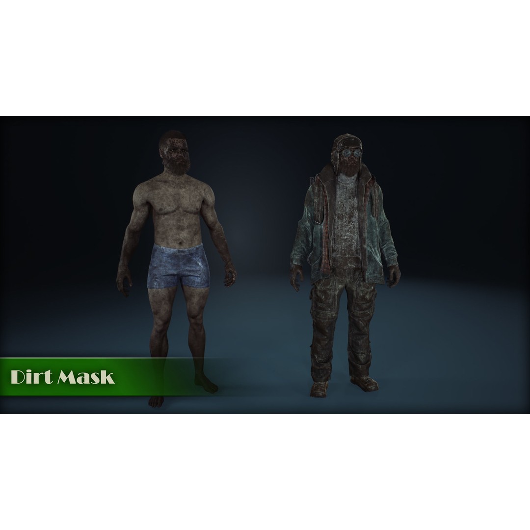 Winter Survivor 3D Model – Low Poly Rigged Character for Unity & UE5 - View 9