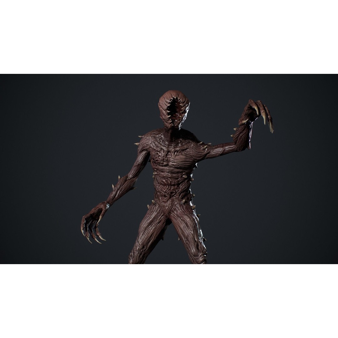 Monster 3D Model – Low Poly Animated Creature for Games - View 12