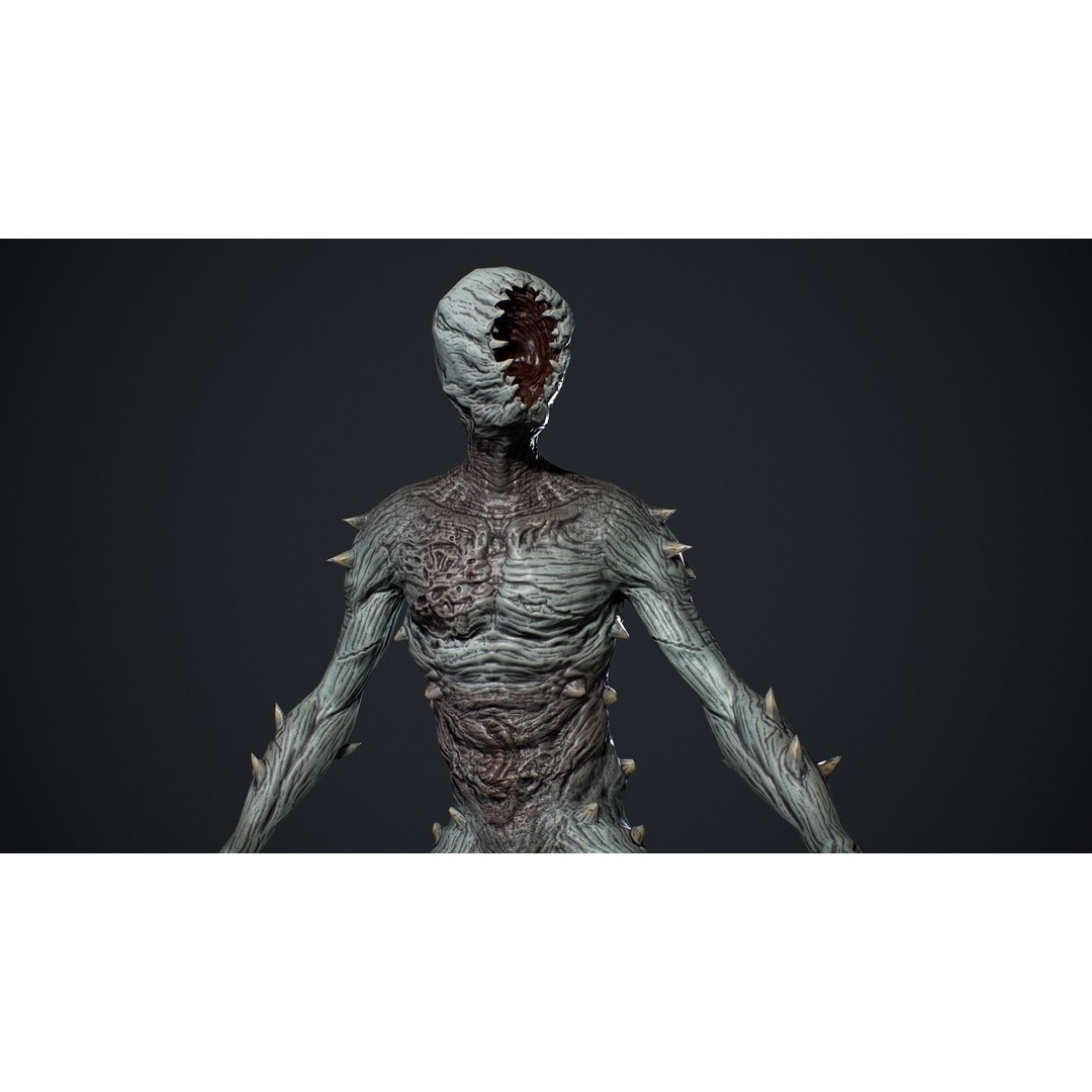 Monster 3D Model – Low Poly Animated Creature for Games - View 14