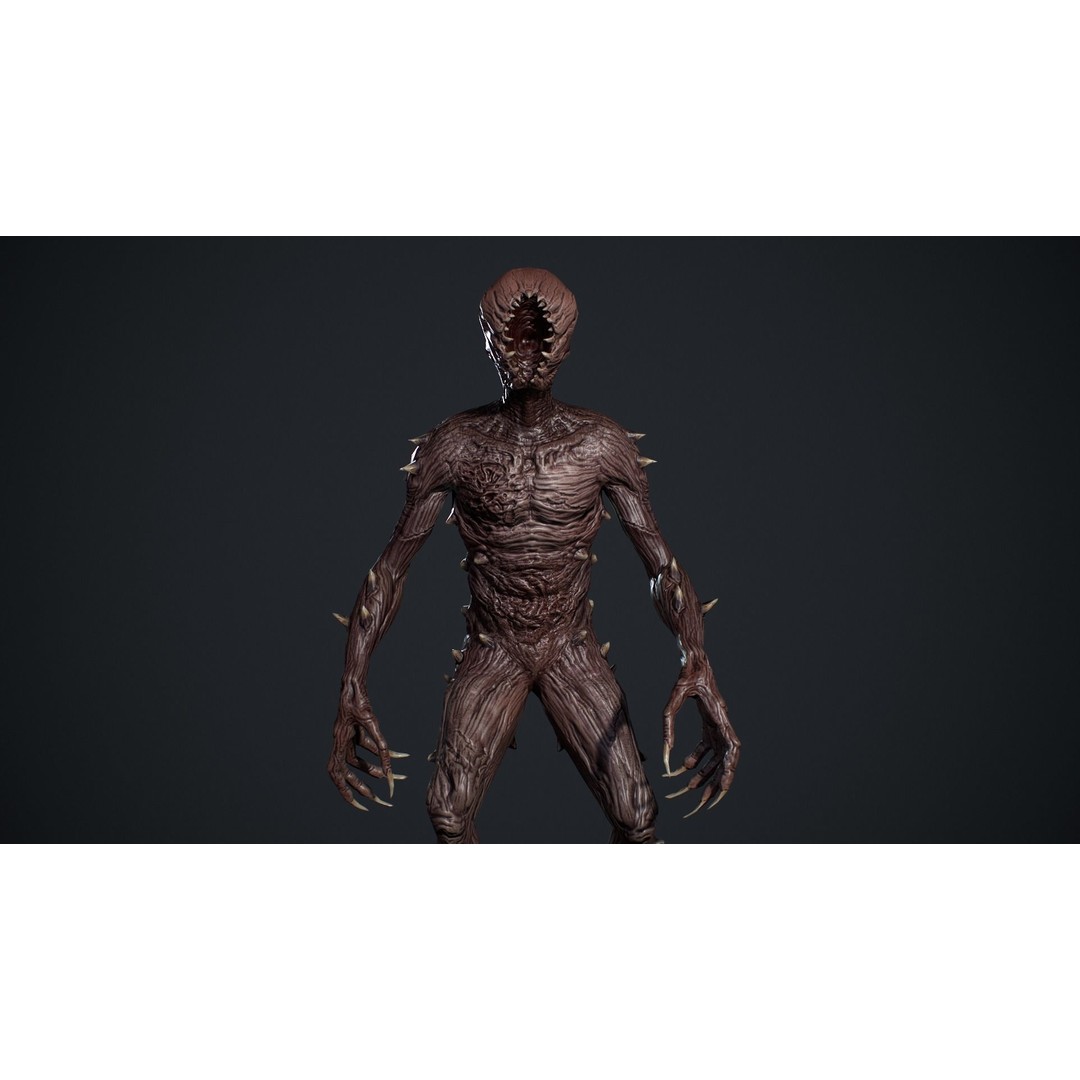 Monster 3D Model – Low Poly Animated Creature for Games - View 16