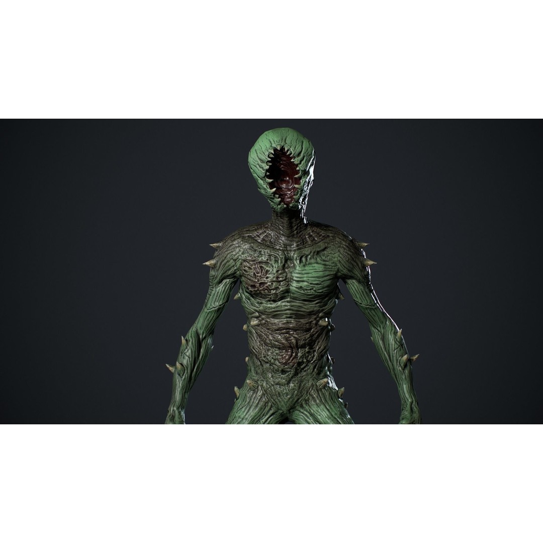 Monster 3D Model – Low Poly Animated Creature for Games - View 17