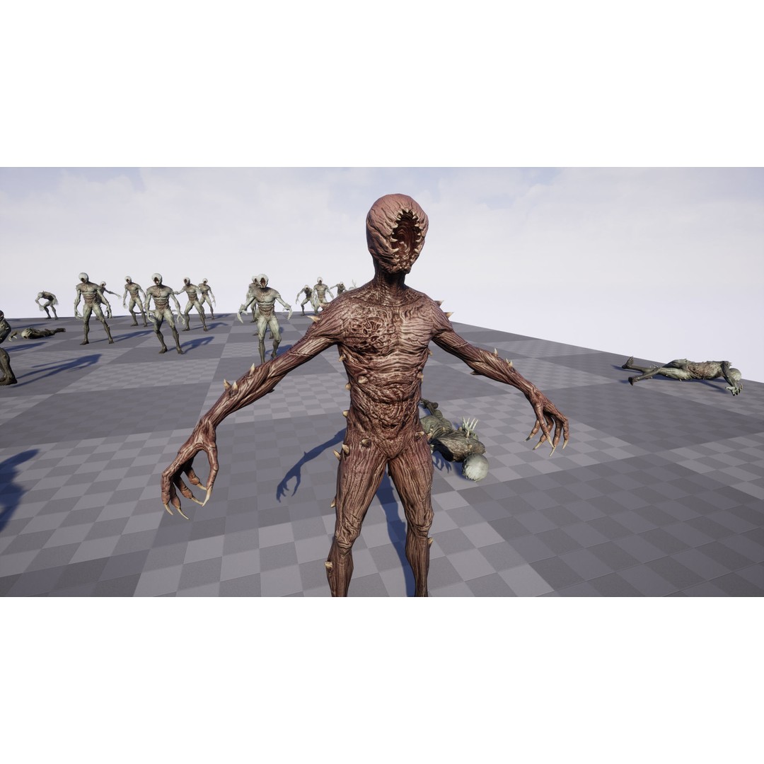 Monster 3D Model – Low Poly Animated Creature for Games - View 20