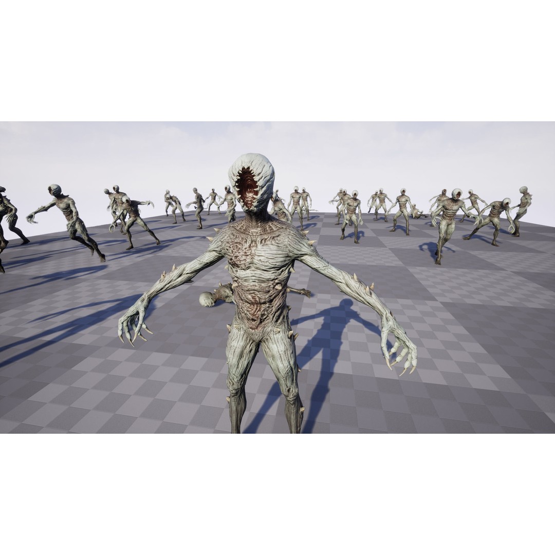 Monster 3D Model – Low Poly Animated Creature for Games - View 21