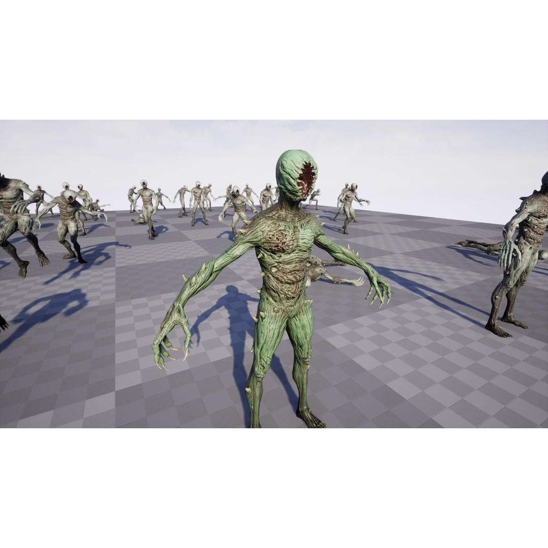 Monster 3D Model – Low Poly Animated Creature for Games - View 22