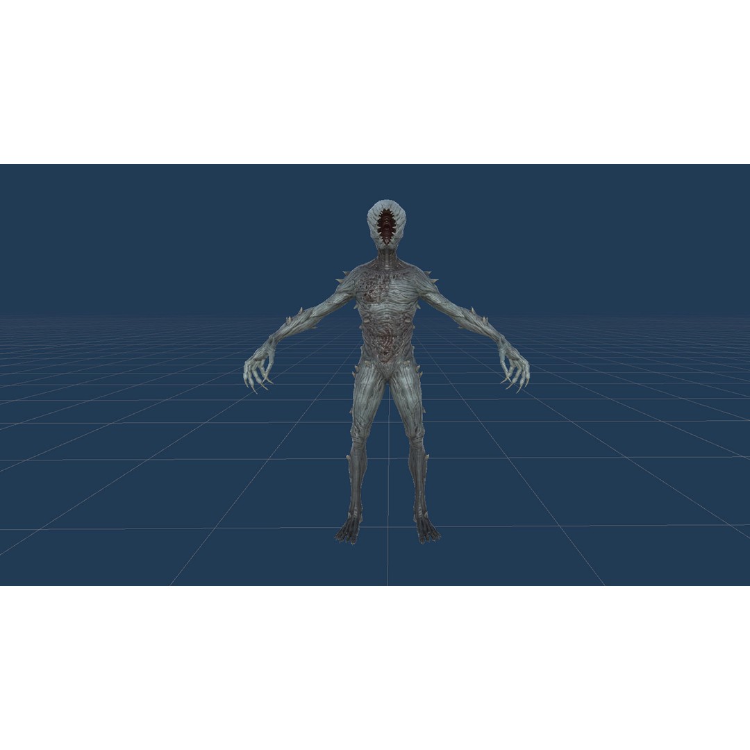 Monster 3D Model – Low Poly Animated Creature for Games - View 24