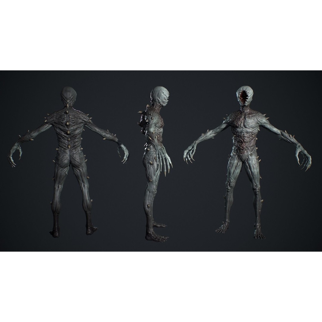 Monster 3D Model – Low Poly Animated Creature for Games - View 5