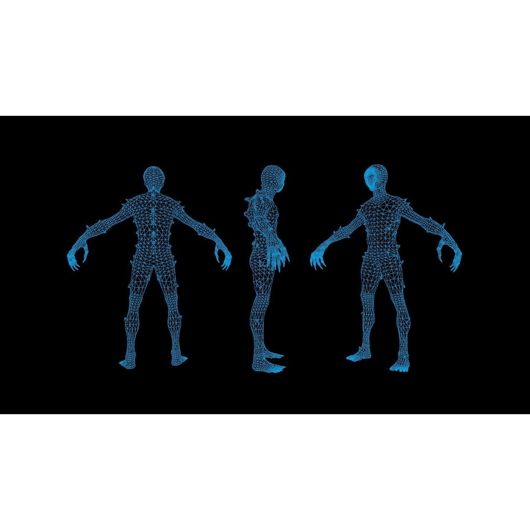 Monster 3D Model – Low Poly Animated Creature for Games - View 8