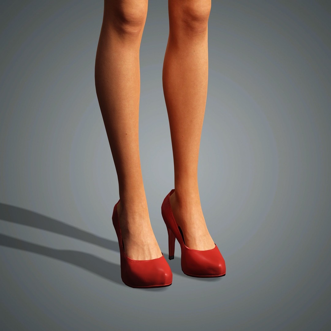 Irina Shayk 3D Model – Low Poly Rigged Character for Animation, FBX, OBJ - View 21