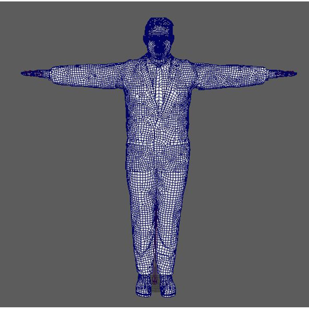 Kim Jong Un 3D Model – Hyper Realistic Low-Poly Character, FBX, OBJ, Rigged - View 17