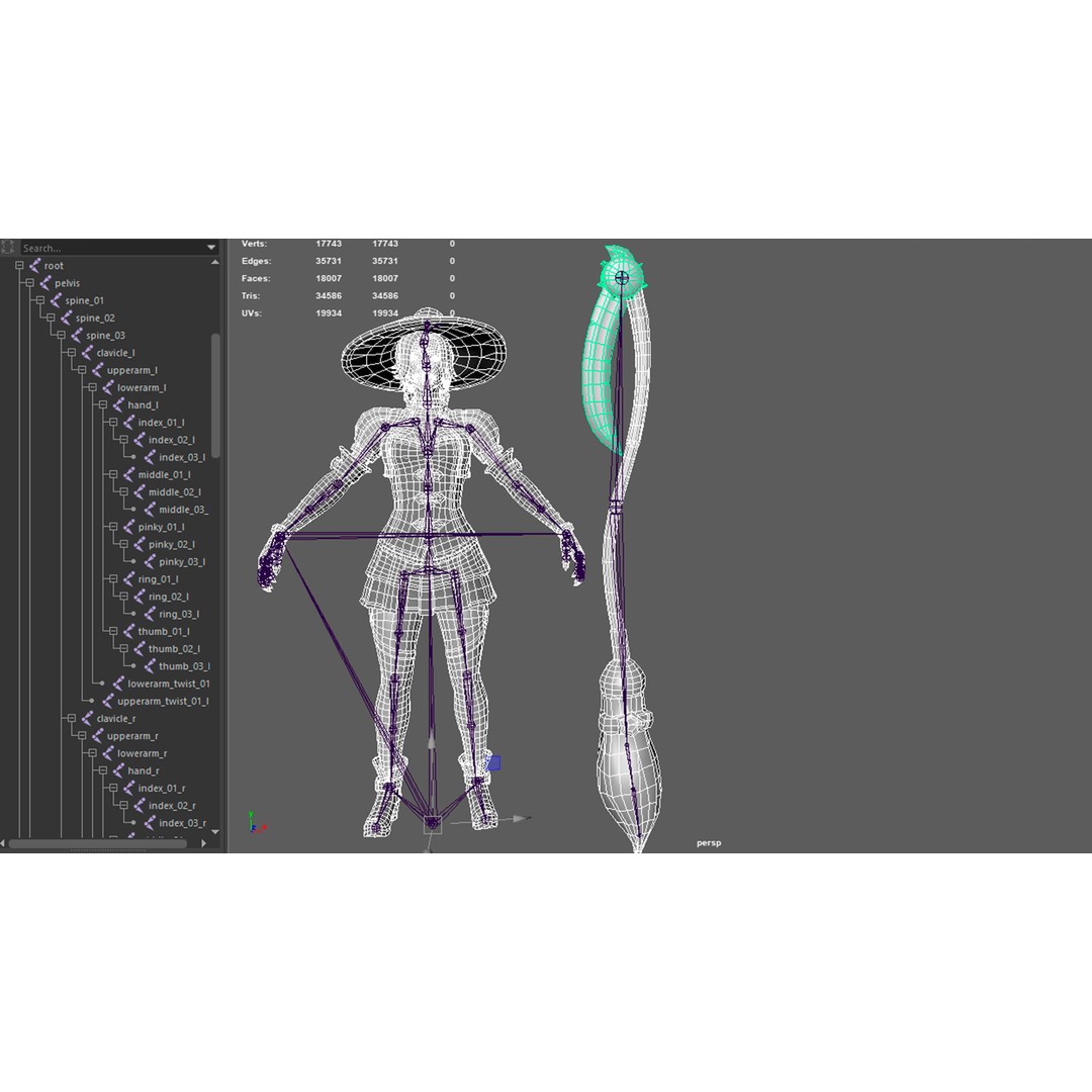 Fantasy Character 3D Model – Low Poly Rigged Pack for Games, FBX & Unity