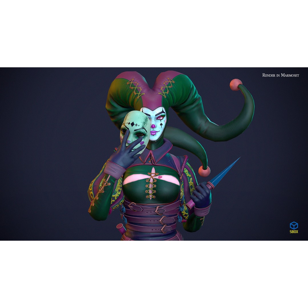 Fantasy Character 3D Model – Low Poly Rigged Pack for Games, FBX & Unity - View 18