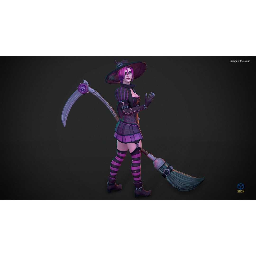 Fantasy Character 3D Model – Low Poly Rigged Pack for Games, FBX & Unity - View 25
