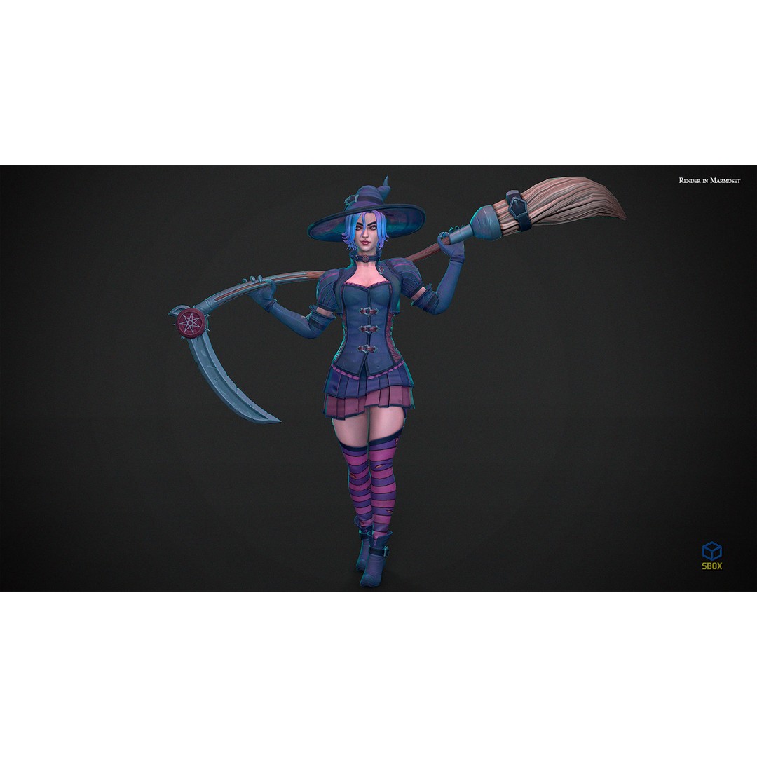 Fantasy Character 3D Model – Low Poly Rigged Pack for Games, FBX & Unity - View 27
