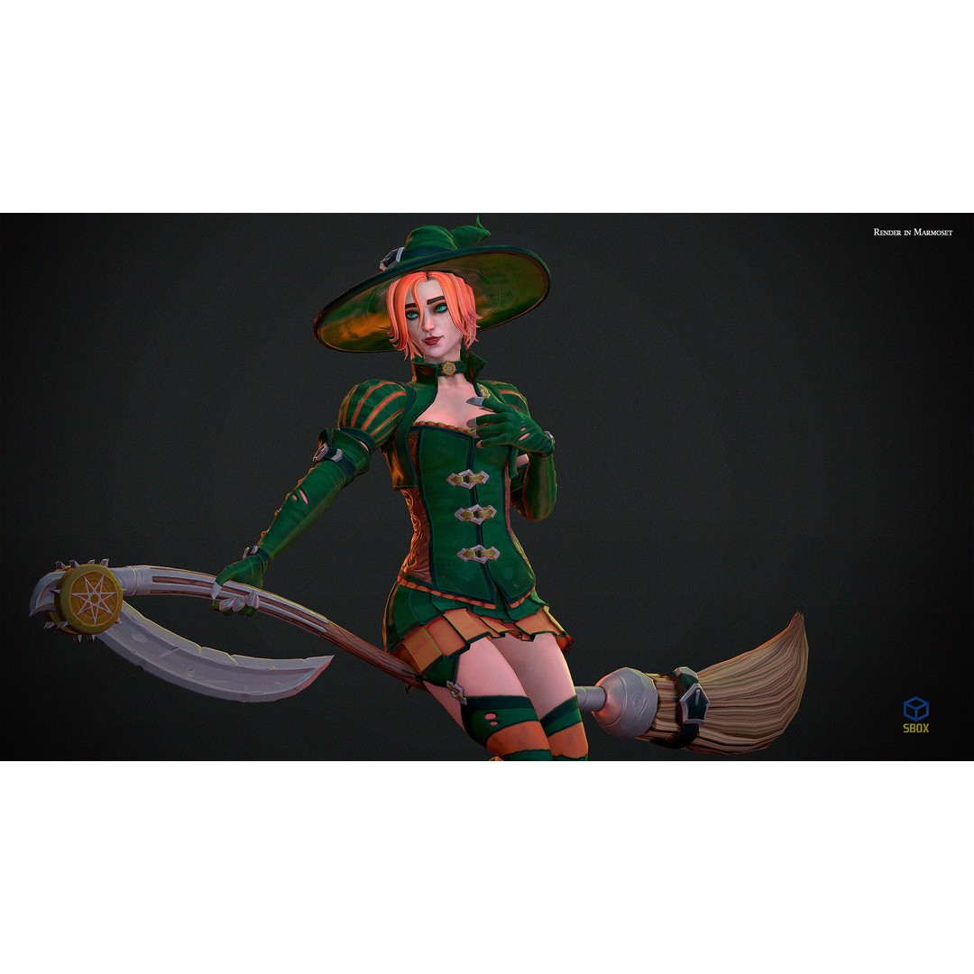 Fantasy Character 3D Model – Low Poly Rigged Pack for Games, FBX & Unity - View 28