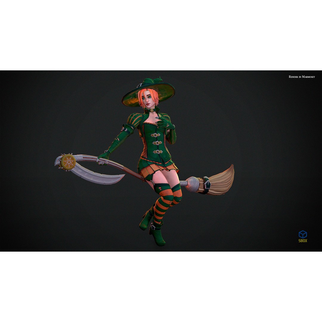 Fantasy Character 3D Model – Low Poly Rigged Pack for Games, FBX & Unity - View 29