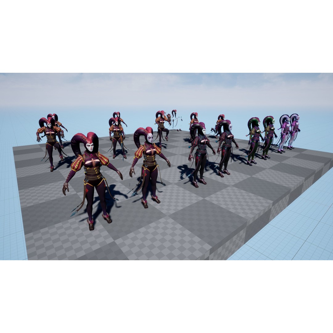Fantasy Character 3D Model – Low Poly Rigged Pack for Games, FBX & Unity - View 34