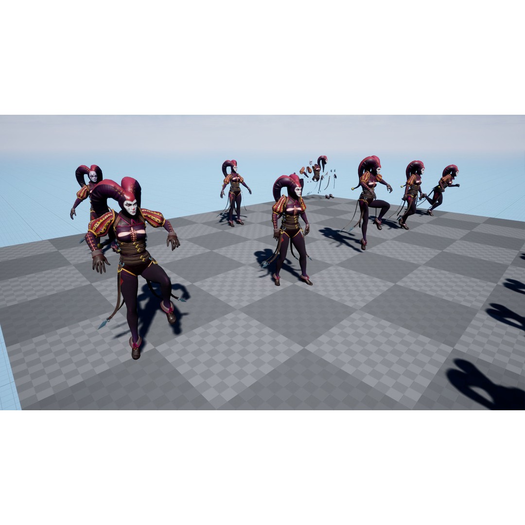 Fantasy Character 3D Model – Low Poly Rigged Pack for Games, FBX & Unity - View 40
