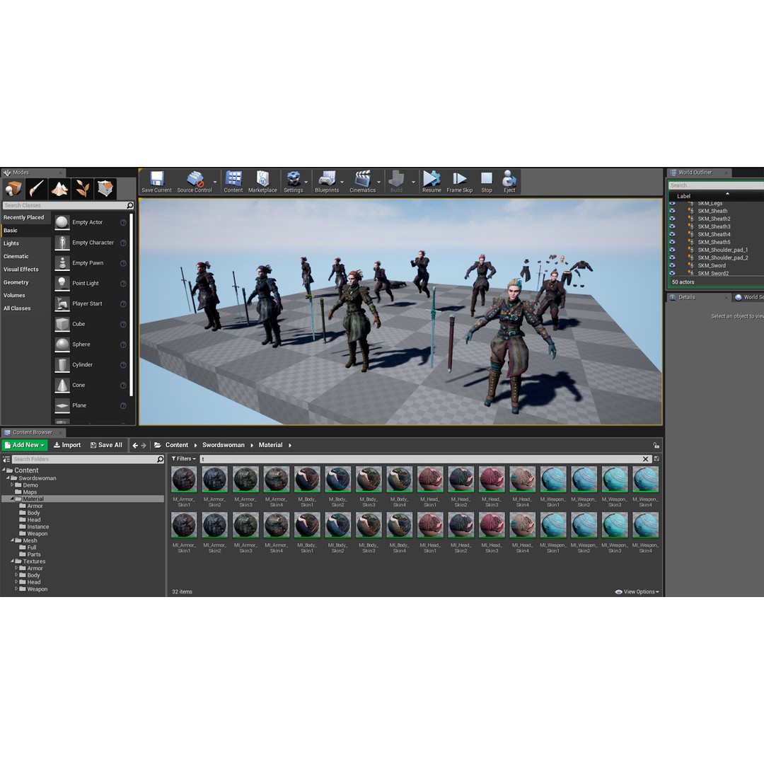 Fantasy Character 3D Model – Low Poly Rigged Pack for Games, FBX & Unity - View 58