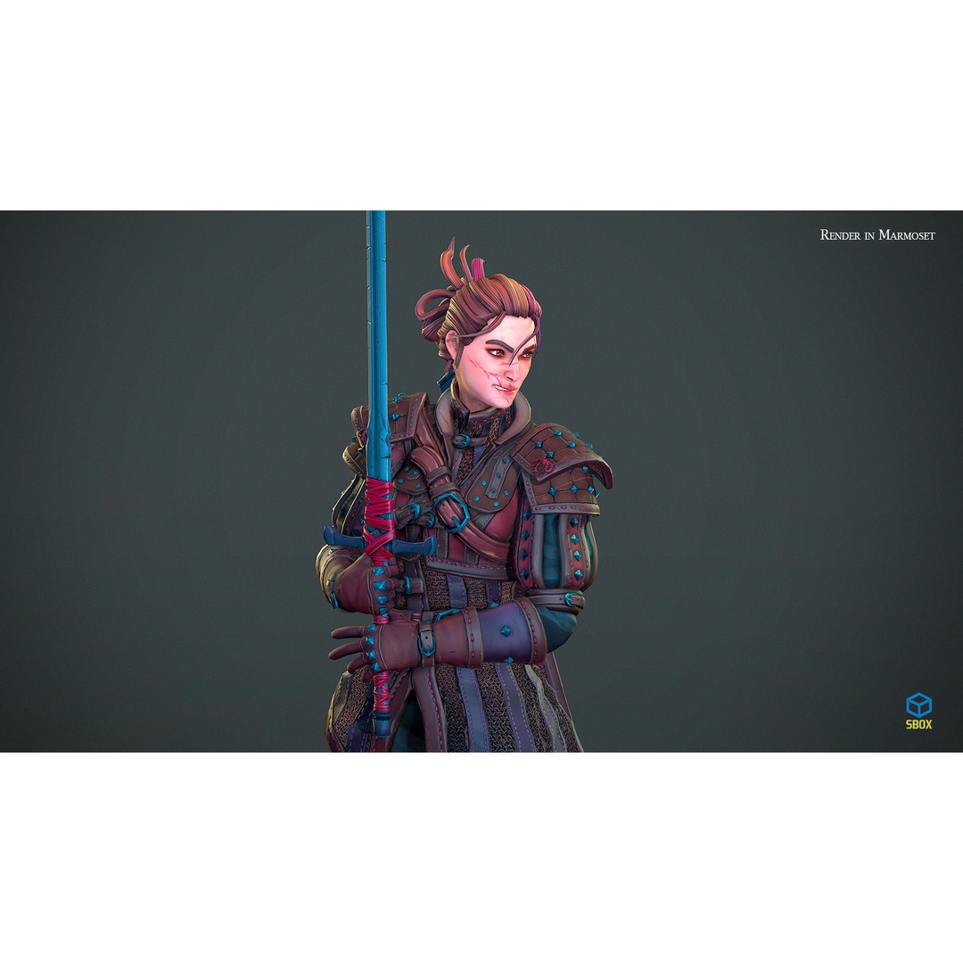 Fantasy Character 3D Model – Low Poly Rigged Pack for Games, FBX & Unity - View 6